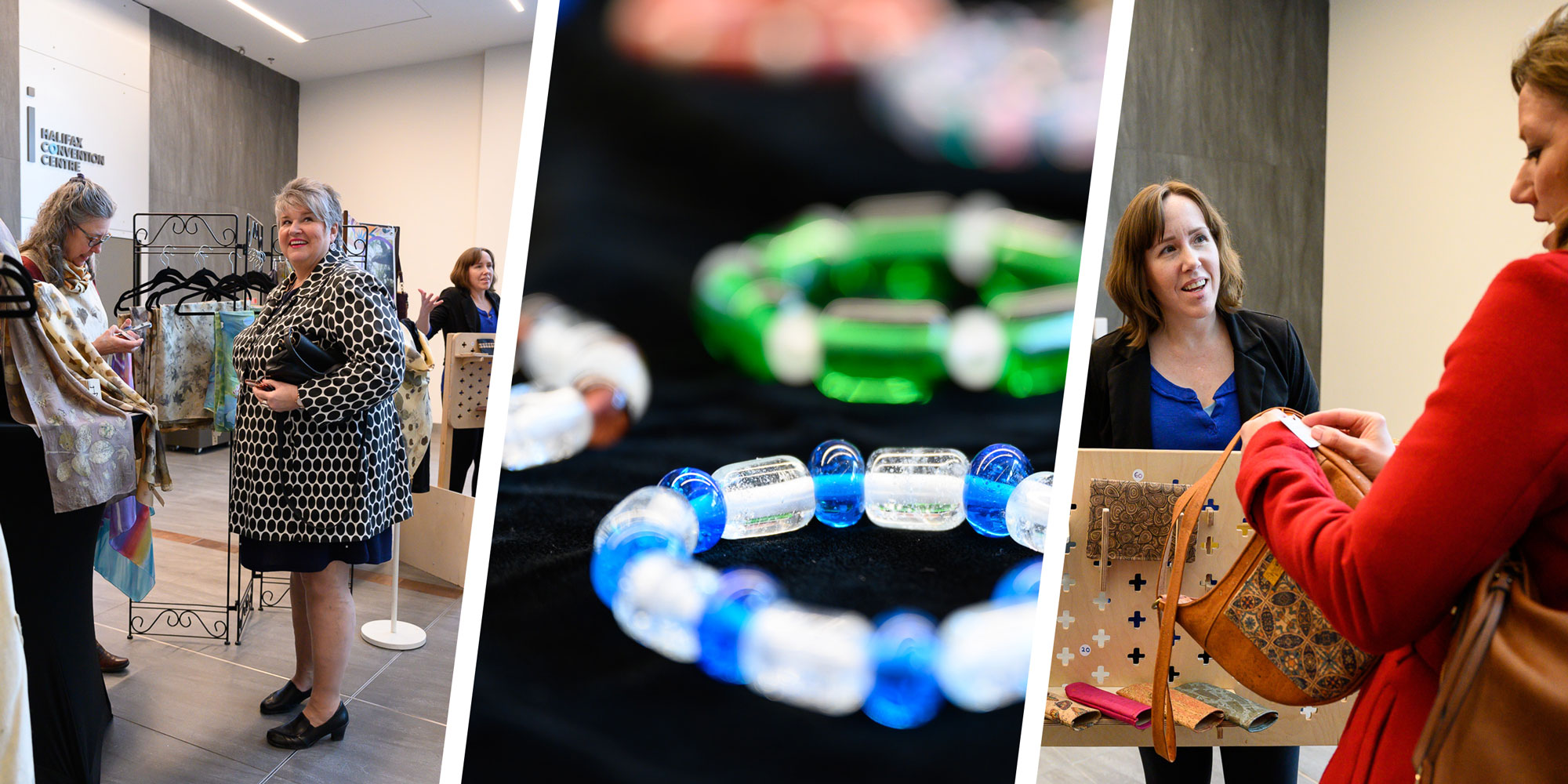 Craft Nova Scotia local pop-up in the Halifax Convention Centre Atrium